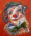 Clown au regard féminin - LES CLOWNS
